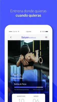 Saiyan Workout - Entrenamiento android App screenshot 3